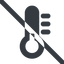 Line, wide, prohibited, temperature, low, thermometer, cold, thermometer-low, thermometer-low-solid icon