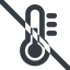 Line, wide, prohibited, temperature, thermometer, cold, heat, hot, thermometer-wide icon