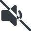 Line, up, wide, prohibited, speaker, volume, mute, unmute, music, sound, loudspeaker, volume-1-solid icon