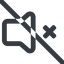 Line, up, wide, prohibited, speaker, volume, mute, unmute, music, sound, loudspeaker, volume-mute-wide icon