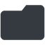 Wide, solid, horizontal, mirror, folder, directory, folders, directories, folder-solid icon