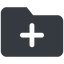 Solid, add, new, folder, directory, create, new-folder, new-folder-solid icon